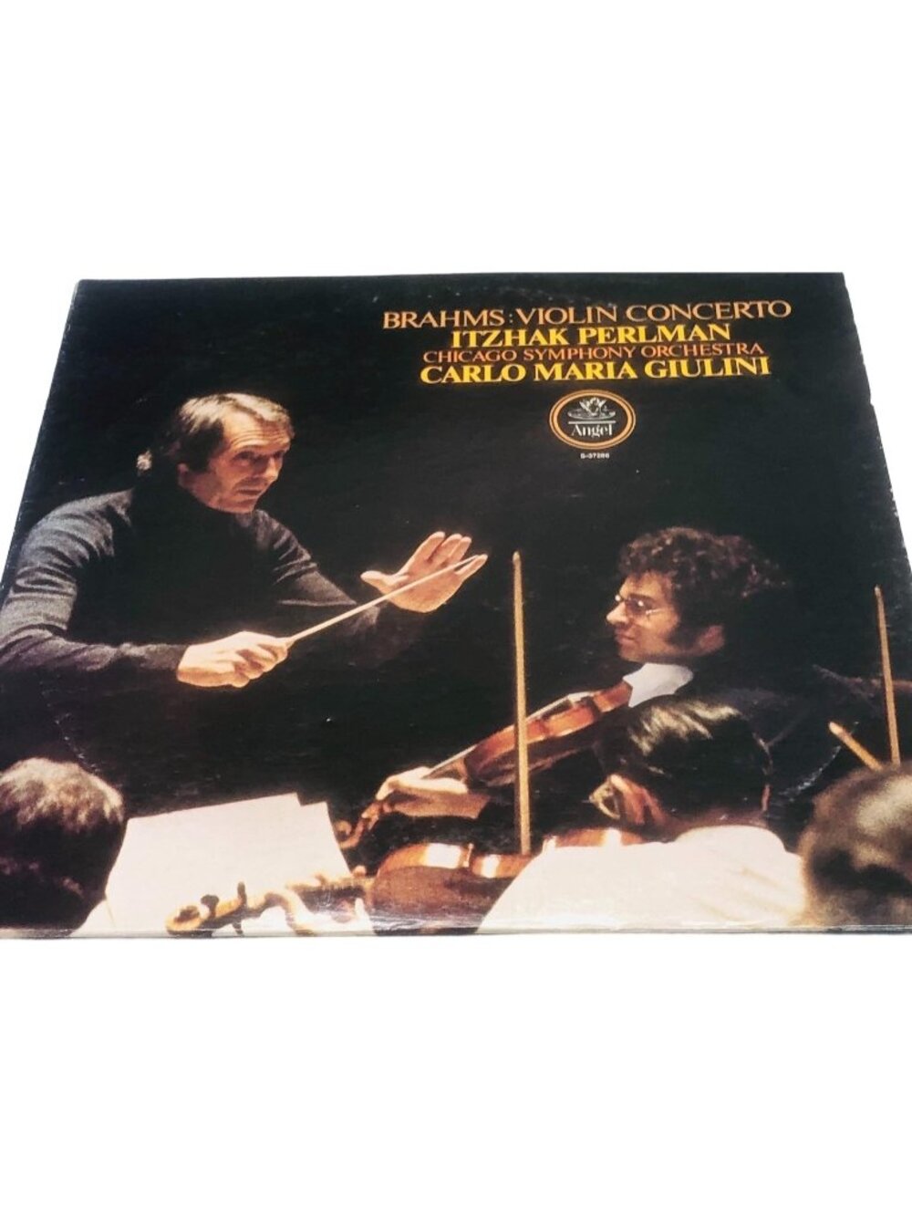 Brahms: Violin Concerto Itzhak Perlman Chicago Symphony 1977 vinyl record READ